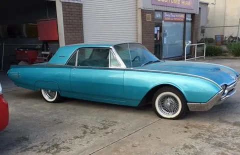 Ford Thunderbird — restoration in progress at SPS Panels Geelong