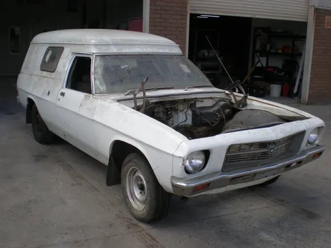 Holden HQ Sandman Panel Van restoration, SPS Panels Geelong